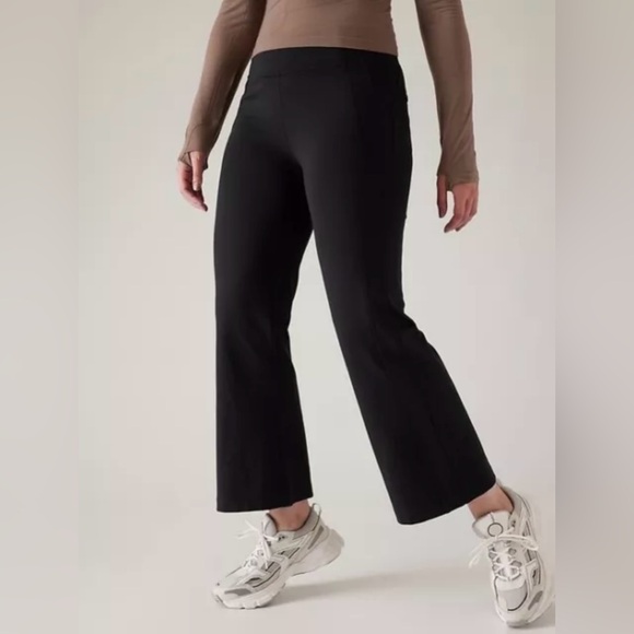 Athleta Delancey Skyline Ankle Flare Pant // Black - Picture 5 of 9